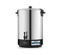 Klarstein KonfiStar 40 Digital Automatic Preserving Cooker - Hot Drinks Dispenser, Volume: 40 litres, 2500 watts, 30-100 ° C, Timer, Warming Function, Lid with Closure, Polished Stainless Steel