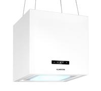Klarstein Kronleuchter Smart 40cm 498.9m³/h Island Cooker Hood White