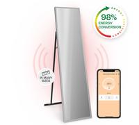 Klarstein La Palma Smart 900W 160x40cm Infrared Mirror Heater Silver