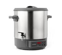 Klarstein Lady Marmalade Preserving Cooker, Canning Pot, Preserver, Hot Drink Dispenser, 27 Litres, 1800 Watts, 30-100 °C, Timer, Keep-Warm Function, Overheating Protection, Brushed Stainless Steel