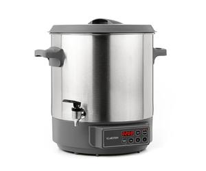 Klarstein Lady Marmalade Preserving Cooker, Canning Pot, Preserver, Hot Drink Dispenser, 27 Litres, 1800 Watts, 30-100 °C, Timer, Keep-Warm Function, Overheating Protection, Brushed Stainless Steel
