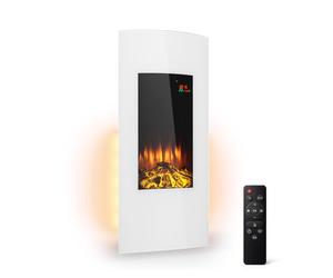 Klarstein Lamington 2000W 40cm Wall Mounted Electric Fire White