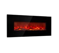 Lausanne Long Electric Fireplace 1600W 2 Heat Settings 128 cm