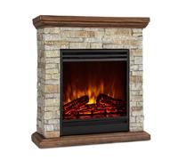 Klarstein Lienz 1800W 60cm Electric Fire with Surround Light Brown