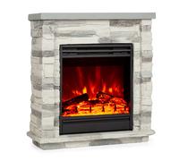 Klarstein Lienz 1800W 60cm Electric Fire with Surround Light Gray