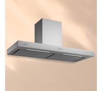 Klarstein Limelight 120cm 546m³/h Chimney Cooker Hood Silver