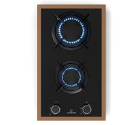 Klarstein Lumiflame 30cm Gas hob 2 burners Black