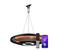 Klarstein LumiHeat Smart 2000W 15m² Infrared Ceiling Heater Black
