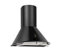Klarstein Lumio 60cm 352m³/h Retro Chimney Cooker Hood Black
