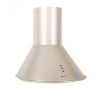 Klarstein Lumio Primo - retro extractor hood, extractor hood, exhaust 60 cm wide, 430 m³/h max. exhaust air flow, three power settings, 75 cm rail, stainless steel housing, champagne