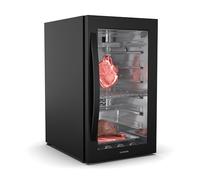 Klarstein Meat Aging Fridge, 88L Dry Aging Cabinet, Temp & Humidity Control, UVC Lighting, Touch Control, Double-Glazed Door, LED Display, Stainless Steel, Ideal for Home & Restaurant