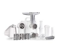 Klarstein Mighty Mince Meat Grinder, Meat Mincer, Mincer Machine, White