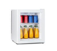 KLARSTEIN Mini Fridge for Bedrooms, Food, Drinks, Beer & Skincare Fridge Cooler, Glass Door Drinks 30L Table Top w/Adjustable Shelves, Quiet & Small For Home, Office, Camping