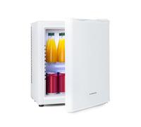 KLARSTEIN Mini Fridge for Bedrooms, Food, Drinks, Beer & Skincare Fridge Cooler, Interior Lighting Drinks 23L Table Top w/Adjustable Shelves, Quiet & Small For Home & Office