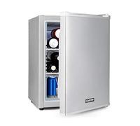 Klarstein Mini Fridge for Bedrooms & Home - 40L Table Top Fridge with Adjustable Shelves, Quiet & Small, Interior Lighting, Cools Food, Drinks & Skincare Products