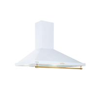 Klarstein Montblanc 90cm 599m³/h Retro Chimney Cooker Hood White