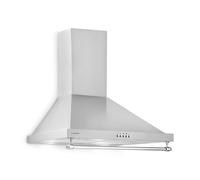 Klarstein Monthblanc 60cm 599.2m³/h Retro Chimney Cooker Hood Silver