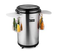 Klarstein Mr Barbot 83cm 50L Commercial Drinks Fridge Silver