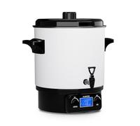 Klarstein Mug Maker with tap, 27L Digital Mug Maker, 1800W Stainless Steel Mug Maker, Mug Maker for Mulled Wine & Food, hot Water Kettle, Tea Maker & Mulled Wine Maker with tap