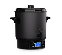 Klarstein Mug Maker with tap, 27L Digital Mug Maker, 2000W Stainless Steel for Mulled Wine & Food, hot Water Kettle, Tea & Mulled Wine with tap