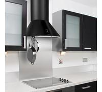 Klarstein Noir Retro CookerHood - Extractor Hood, 430 m³/h Extraction