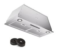 Klarstein Paolo 80cm 520m³/h Built-In Cooker Hood Silver