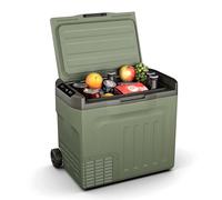 Klarstein PolarForce 40L Cool Box - Portable Electric Cooler with Compressor, LCD Panel, Dual Power (12V/230V), -20°C to 20°C, Off-Road Wheels, Battery Protection, for Camping & Road Trips, Freezer
