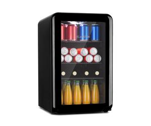 Klarstein PopLife 68cm 70L Drinks Fridge with Glass Door Black