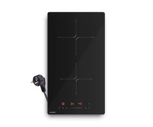 Klarstein PowerGlide 30cm 2 Ring Induction Hob Black