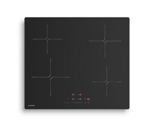 Klarstein PowerGlide 60cm 4 Ring Induction Hob Matte Black