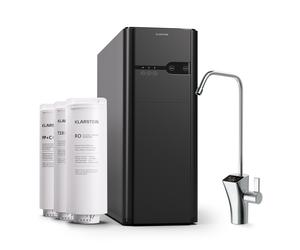 Klarstein PureFina 400GPD Undersink Reverse Osmosis Water Filter Black