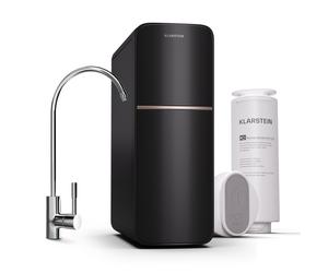 Klarstein PureLine 400GPD Undersink Reverse Osmosis Water Filter Black