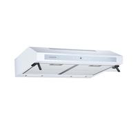 Klarstein Purista Force Integrated Cooker Hood, 60cm Under-Cabinet Hood, Dual Motor 400 m³/h, LED Touch Panel, Energy Class C, Compact 13cm Design, LED Lighting, Charcoal Filter