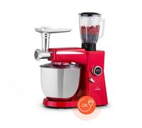 Klarstein Renata Food Processor Blender Mincer 3in1 2000 W 10 L Black or Red