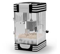 klarstein Retro Popcorn Machine, Kids Popcorn Maker Machine, Mini Cinema Style Popcorn Popper, 300W Vintage American Popcorn Making Kit, Childrens Small Pop Corn Makers w/Stainless Steel Container