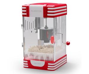 Klarstein Retro Popcorn Machine, Kids Popcorn Maker Machine, Mini Cinema Style Popcorn Popper, 300W Vintage American Popcorn Making Kit, Childrens Small Pop Corn Makers w/Stainless Steel Container