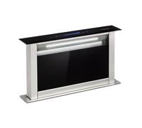 Klarstein Royal Flush Eco Cooker Hood 60cm - A++ Energy Efficient, 576 M³/H Air Flow, Retractable Design, Touch-to-Slide Control, Led Lighting, Stainless Steel & Glass, Low-Noise 51 dB