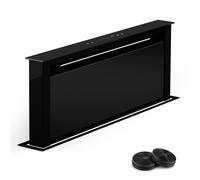 Klarstein Royal Flush 80cm 714m³/h Downdraft Extractor Black