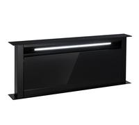 Klarstein Royal Flush 90cm 714m³/h Downdraft Extractor Black