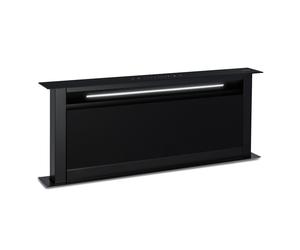 Klarstein Royal Flush 90cm 714m³/h Downdraft Extractor Black