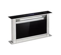 Klarstein Royal Flush Eco Cooker Hood 60cm Energy Efficient, 604 M³/H Air Flow, Retractable Design, Touch-To-Slide Control, Led Lighting, Stainless Steel & Glass, Low-Noise 51 dB