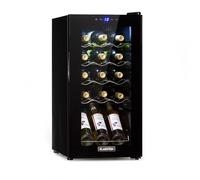 Klarstein Shiraz 34.5cm 15 Bottles Freestanding Wine Fridge Black