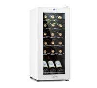 Klarstein Shiraz 35cm 18 Bottles Freestanding Wine Fridge White