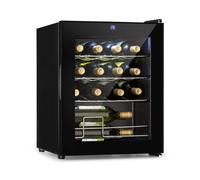 Klarstein Shiraz 43cm 16 Bottles Freestanding Wine Fridge Black