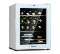 Klarstein Shiraz 43cm 16 Bottles Freestanding Wine Fridge White