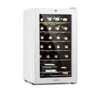 Klarstein Shiraz 43cm 24 Bottles Freestanding Wine Fridge White
