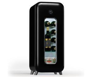 Klarstein Shirley 36cm 15 Bottles Freestanding Wine Fridge Black