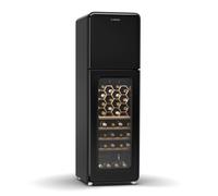 Klarstein Shirley 50cm 60 Bottles Dual Zone Wine Fridge Black