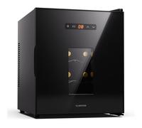 Klarstein Silent Vino 51cm 16 Bottles Freestanding Wine Fridge Black
