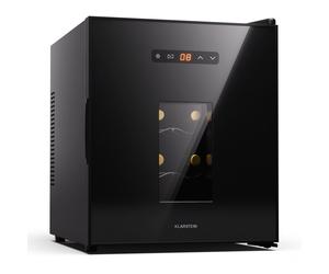 Klarstein Silent Vino 51cm 16 Bottles Freestanding Wine Fridge Black